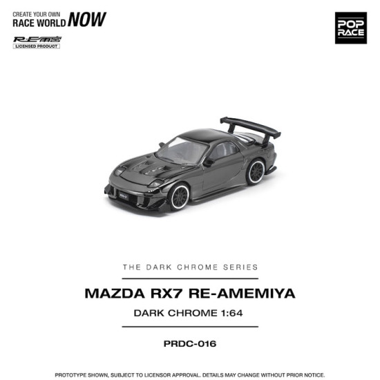 1/64 MAZDA RX-7 RE-AMEMIYA DARK CHROME
