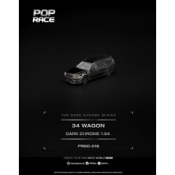 1/64 R34 WAGON DARK CHROME
