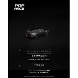 1/64 R34 WAGON DARK CHROME 1/64 R34 WAGON DARK CHROME