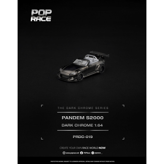 1/64 PANDEM S2000 DARK CHROME 1/64 PANDEM S2000 DARK CHROME