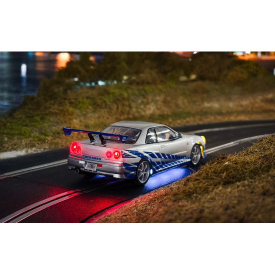 SCALEXTRIC 1/32 NISSAN R34 SKYLINE - 2FAST 2FURIOUS C4674