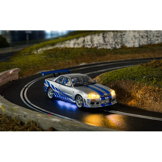 SCALEXTRIC 1/32 NISSAN R34 SKYLINE - 2FAST 2FURIOUS C4674