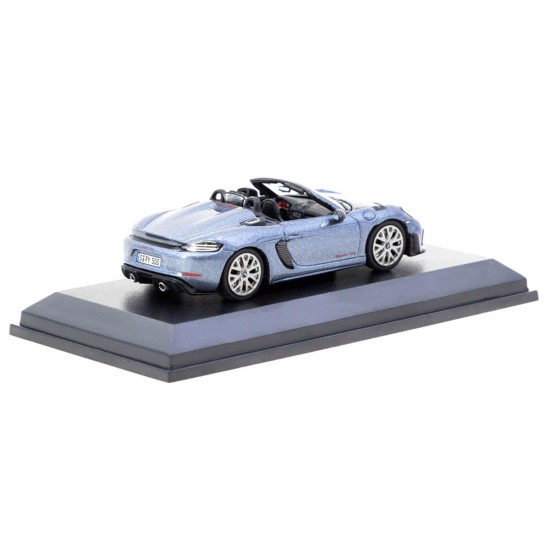 TARMAC X MINICHAMPS 1/64 PORSCHE 718 SPYDER RS VANADIUM GREY METALLIC 643 064003