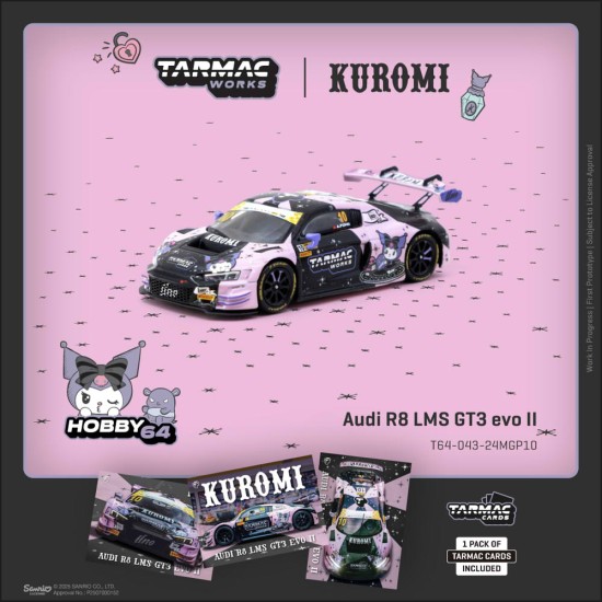 1/64 AUDI R8 LMS GT3 EVO II MACAU GT CUP FIA GT WORLD CUP 2024 T64-043-24MGP10
