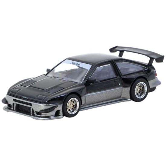 1/64 TOYOTA SPRINTER TRUENO AE86 WIDEBODY BLACK/GREY SPECIAL EDITION T64G-060-BG