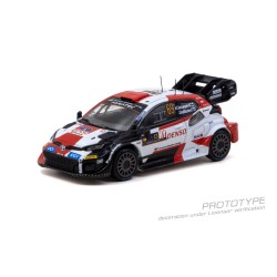 1/64 TOYOTA GR YARIS RALLY1 HYBRID CENTRAL EUROPEAN RALLY 2023 WRC WORLD CHAMPION 2023 KALLE ROVANPERA/JONNE HALTTUNEN
