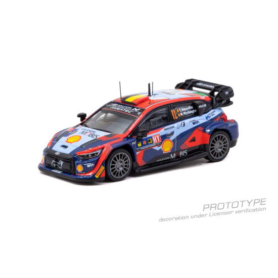 1/64 HYUNDAI I20 N RALLY1 HYBRID WRC CENTRAL EUROPEAN RALLY 2023 WINNER THIERRY NEUVILLE / MARTIJN WYDAEGHE 1/64 HYUNDAI I20 N RALLY1 HYBRID WRC CENTRAL EUROPEAN RALLY 2023 WINNER THIERRY NEUVILLE / MARTIJN WYDAEGHE