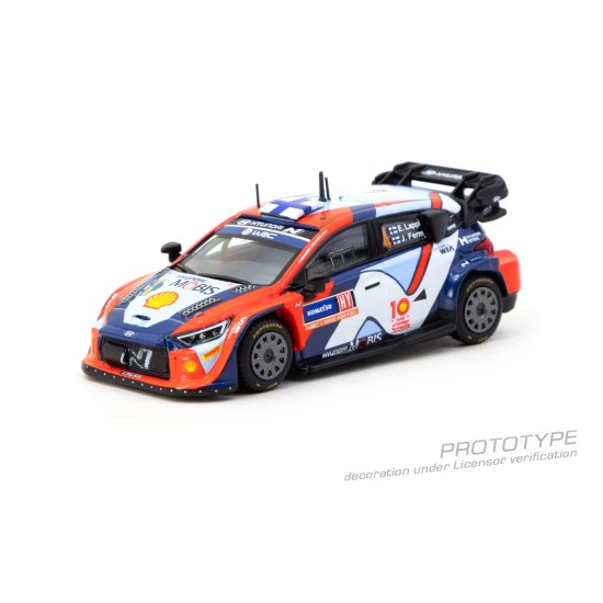 1/64 HYUNDAI I20 N RALLY1 HYBRID RALLY SWEDEN 2024 WINNER ESAPEKKA LAPPI / JANNE FERM 1/64 HYUNDAI I20 N RALLY1 HYBRID RALLY SWEDEN 2024 WINNER ESAPEKKA LAPPI / JANNE FERM