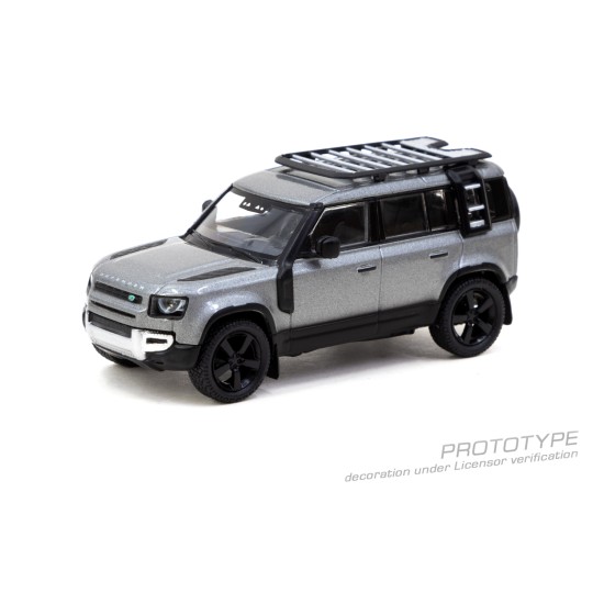 1/64 LAND ROVER DEFENDER 110 GREY METALLIC