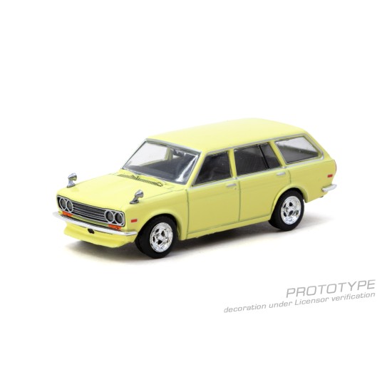 1/64 DATSUN BLUEBIRD 510 WAGON YELLOW