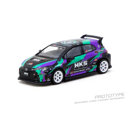 1/64 HKS TOYOTA GR COROLLA (NEW TOOLING) 1/64 HKS TOYOTA GR COROLLA (NEW TOOLING)