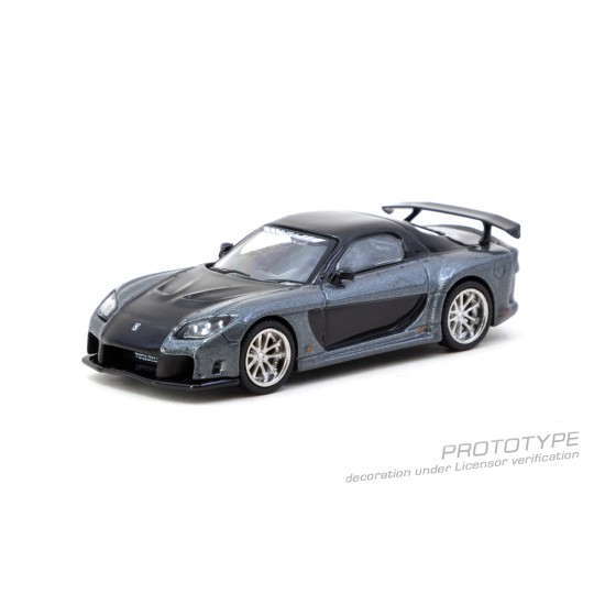 1/64 MAZDA RX-7 VEILSIDE FORTUNE7 GREY METALLIC BLACK 1/64 MAZDA RX-7 VEILSIDE FORTUNE7 GREY METALLIC BLACK