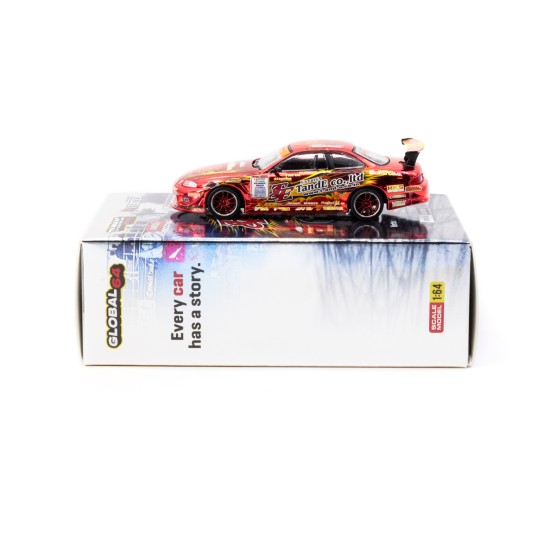 1/64 VERTEX RIDGE TE3006 SOARER CHROME RED SPECIAL EDITION