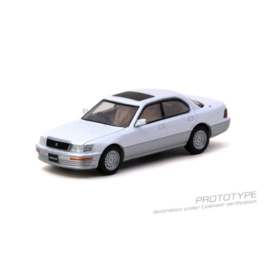 1/64 LEXUS LS400 (UCF10) PEARL WHITE
