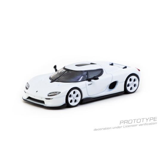 1/64 KOENIGSEGG CC850 WHITE (MODEL PLUS TRADING CARD SET) 1/64 KOENIGSEGG CC850 WHITE (MODEL PLUS TRADING CARD SET)