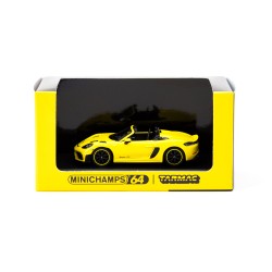 1/64 PORSCHE 718 SPYDER RS RACING YELLOW MINICHAMPS X TARMAC WORKS T64MC-008-RY 1/64 PORSCHE 718 SPYDER RS RACING YELLOW MINICHAMPS X TARMAC WORKS T64MC-008-RY