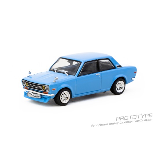 1/64 DATSUN 510 LIGHT BLUE