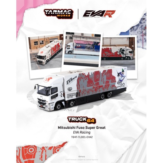 1/64 MITSUBISHI FUSO SUPER GREAT EVA RACING 1/64 MITSUBISHI FUSO SUPER GREAT EVA RACING