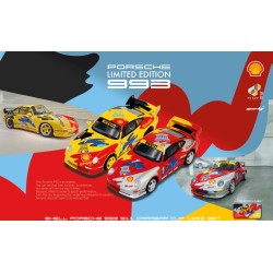 1/64 PORSCHE 993 CARRERA CUP 1993 SHELL COMBO WITH REAR SPOILER YCOMBO64006 1/64 PORSCHE 993 CARRERA CUP 1993 SHELL COMBO WITH REAR SPOILER YCOMBO64006
