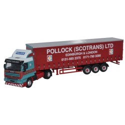 1/76 SCANIA 143 40FT CURTAINSIDE POLLOCK 76S143001
