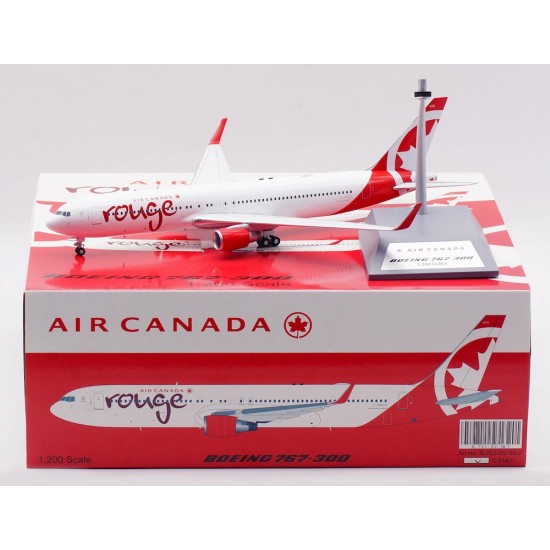 1/200 AIR CANADA ROUGE 767-316/ER C-FMLV WITH STAND LTD 96PC B-763-RV-MLV