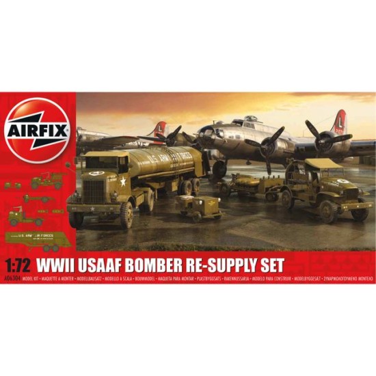 1/72 USAAF 8TH AIRFORCE BOMBER RESUPPLY SET (PLASTIC KIT) A06304