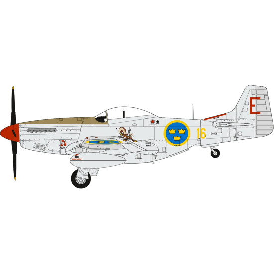 1/72 SWEDISH AIR FORCE 100TH ANNIVERSARY SET (PLASTIC KIT) A40004