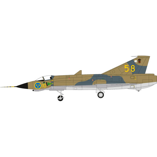 1/72 SWEDISH AIR FORCE 100TH ANNIVERSARY SET (PLASTIC KIT) A40004
