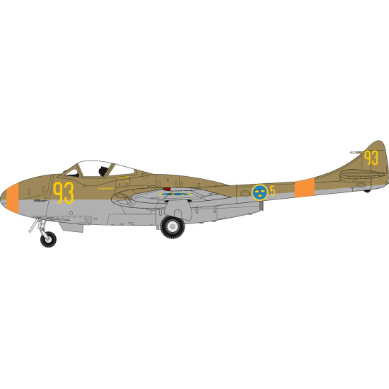 1/72 SWEDISH AIR FORCE 100TH ANNIVERSARY SET (PLASTIC KIT) A40004
