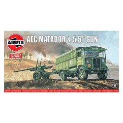 1/76 AEC MATADOR AND 5.5INCH GUN (VINTAGE CLASSICS) A01314V