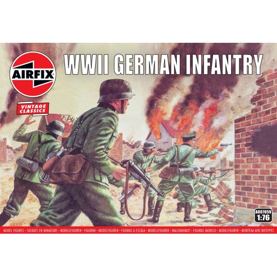 1/76 WWII GERMAN INFANTRY (PLASTIC KIT) A00705V