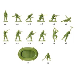 1/76 WWII US MARINES (PLASTIC KIT) A00716V