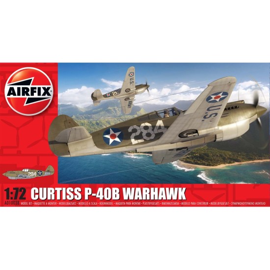 1/72 CURTISS P-40B WARHAWK (PLASTIC KIT) A01003B