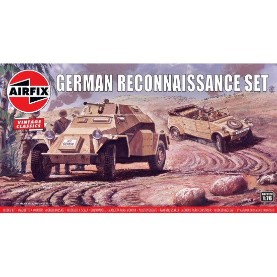 1/76 GERMAN RECONNAISANCE SET (PLASTIC KIT) A02312V