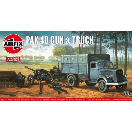 1/76 OPEL BLITZ AND PAK 40 GUN 1/76 OPEL BLITZ AND PAK 40 GUN