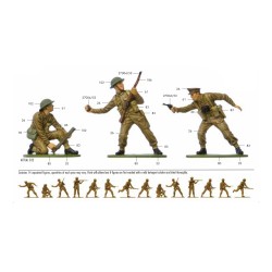 1/32 WWII BRITISH INFANTRY (PLASTIC KIT) 1/32 WWII BRITISH INFANTRY (PLASTIC KIT)