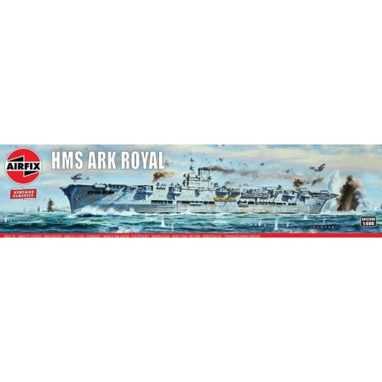 1/600 HMS ARK ROYAL PLASTIC MODEL KIT A04208V