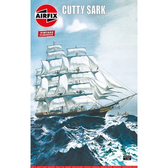 1/130 CUTTY SARK PLASTIC MODEL KIT A09253V