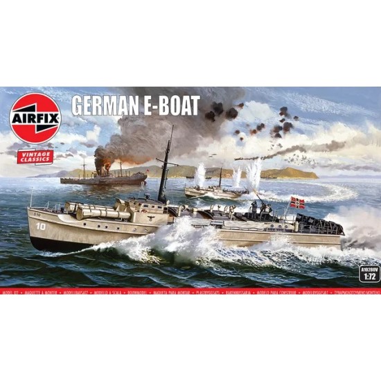 1/72 GERMAN E-BOAT (PLASTIC KIT)