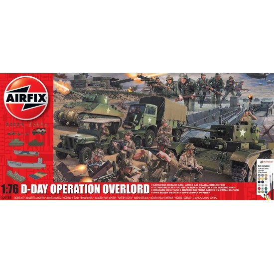 1/76 D-DAY 75TH ANNIVERSARY OPERATION OVERLORD GIFT SET A50162A