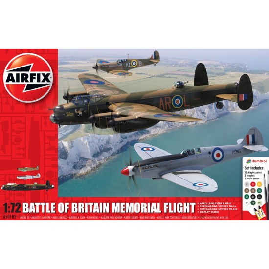 1/72 BATTLE OF BRITAIN MEMORIAL FLIGHT (PLASTIC KIT)