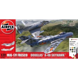 1/72 MIG 17F FRESCO DOUGLAS A-4B SKYHAWK DOGFIGHT DOUBLE (PL 1/72 MIG 17F FRESCO DOUGLAS A-4B SKYHAWK DOGFIGHT DOUBLE (PL