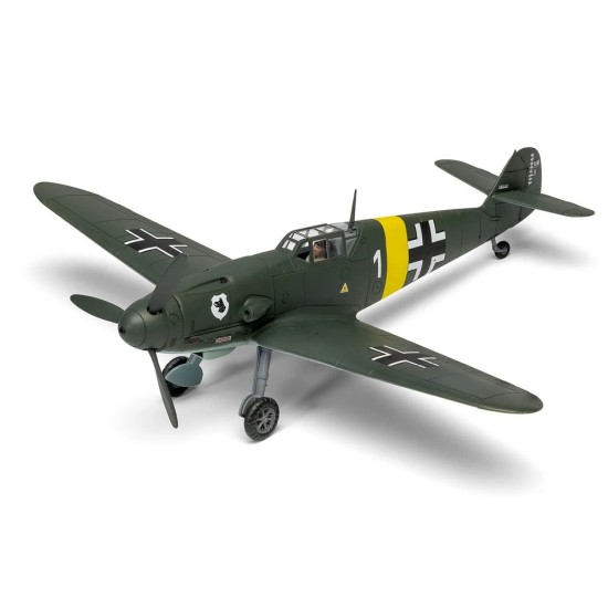 1/72 STARTER SET - MESSERSCHMITT BF109F-4 (PLASTIC KIT) A55014