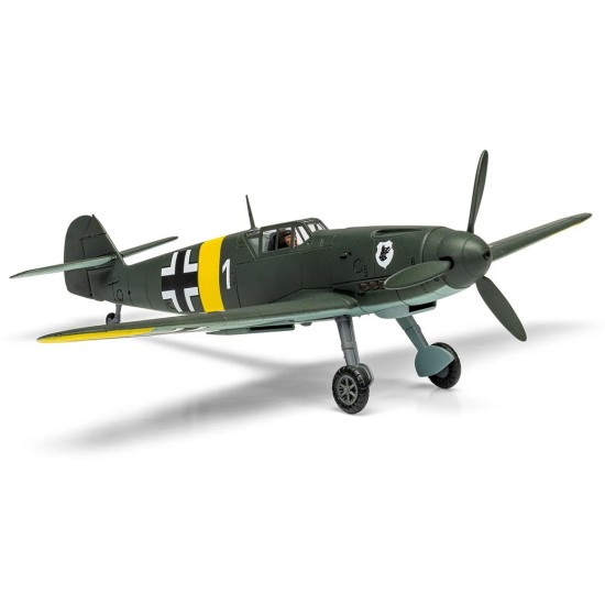 1/72 STARTER SET - MESSERSCHMITT BF109F-4 (PLASTIC KIT) A55014