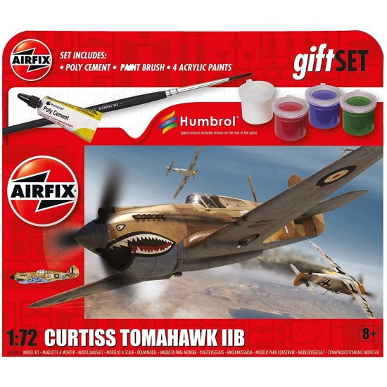 1/72 HANGING GIFT SET - CURTISS TOMAHAWK IIB (PLASTIC KIT)