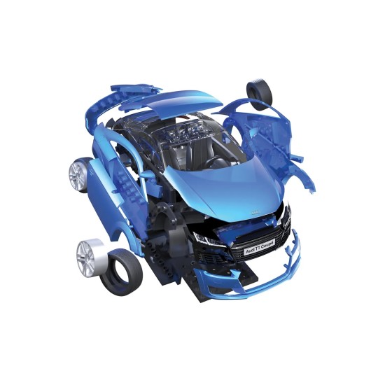 QUICKBUILD AUDI TT COUPE - BLUE (PLASTIC KIT) J6054 QUICKBUILD AUDI TT COUPE - BLUE (PLASTIC KIT) J6054