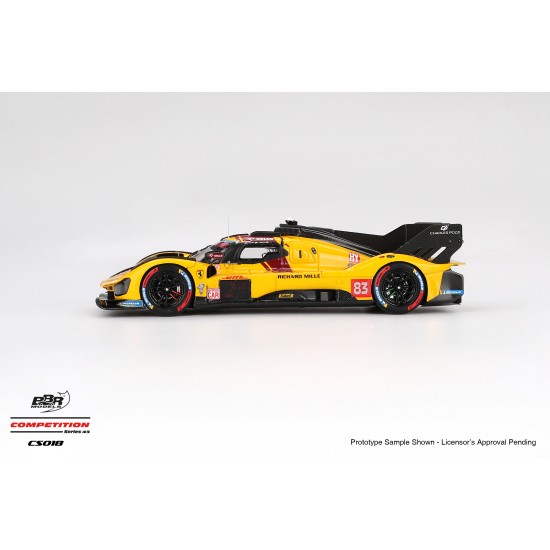 1/43 FERRARI 499P NO.83 AF CORSE 2025 WEC QATAR 1812KM 2ND PLACE