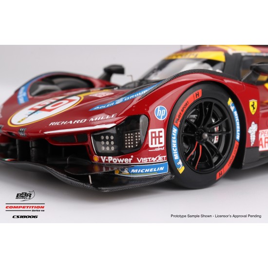 1/18 FERRARI 499P NO.50 FERRARI AF CORSE 2025 WEC QATAR 1812KM WINNER