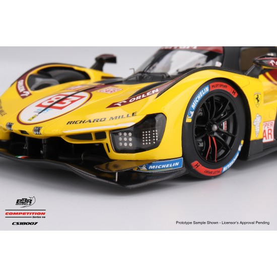 1/18 FERRARI 499P NO.83 AF CORSE 2025 WEC QATAR 1812KM 2ND PLACE