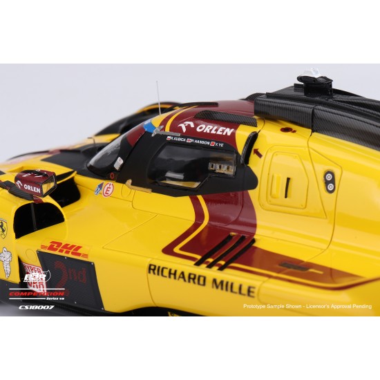 1/18 FERRARI 499P NO.83 AF CORSE 2025 WEC QATAR 1812KM 2ND PLACE
